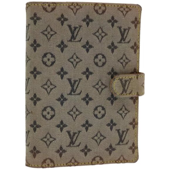 LOUIS VUITTON Monogram Mini Agenda PM Day Planner Cover Blue - Picture 1 of 13
